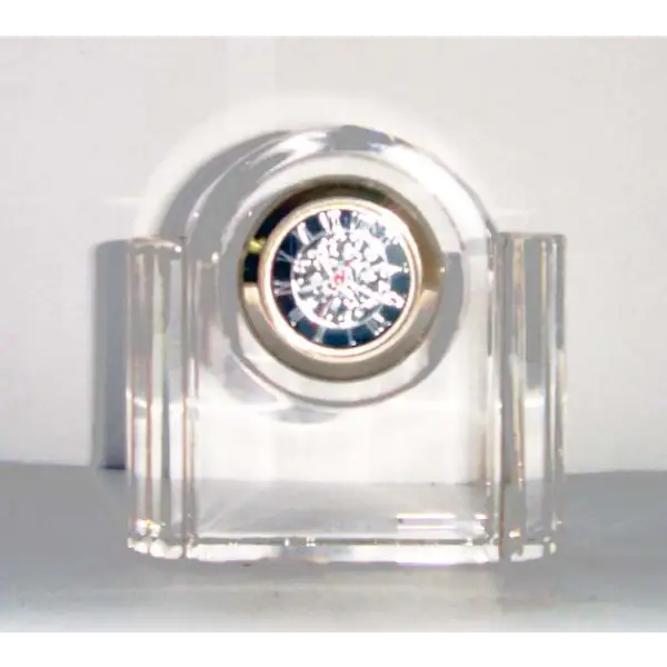 87239- Glass Table Clock - simple